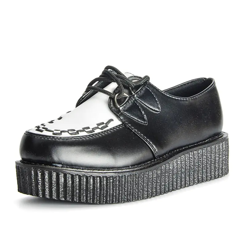 Starlit Leather Platforms
