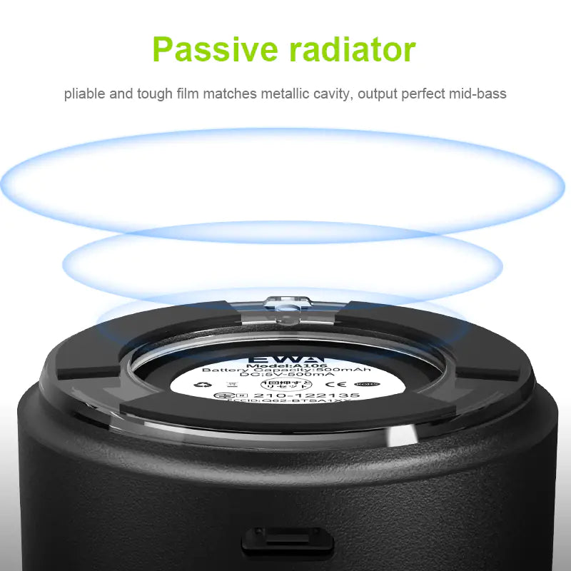 EWA A107 Compact Bluetooth Sound Pod