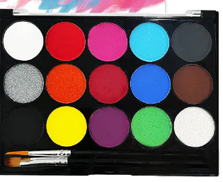 Vibrant Water-Soluble Face Paints (8/15 Colors)
