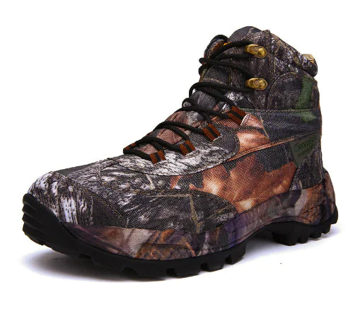 Men's Camo High-Top Outdoor Sneakers