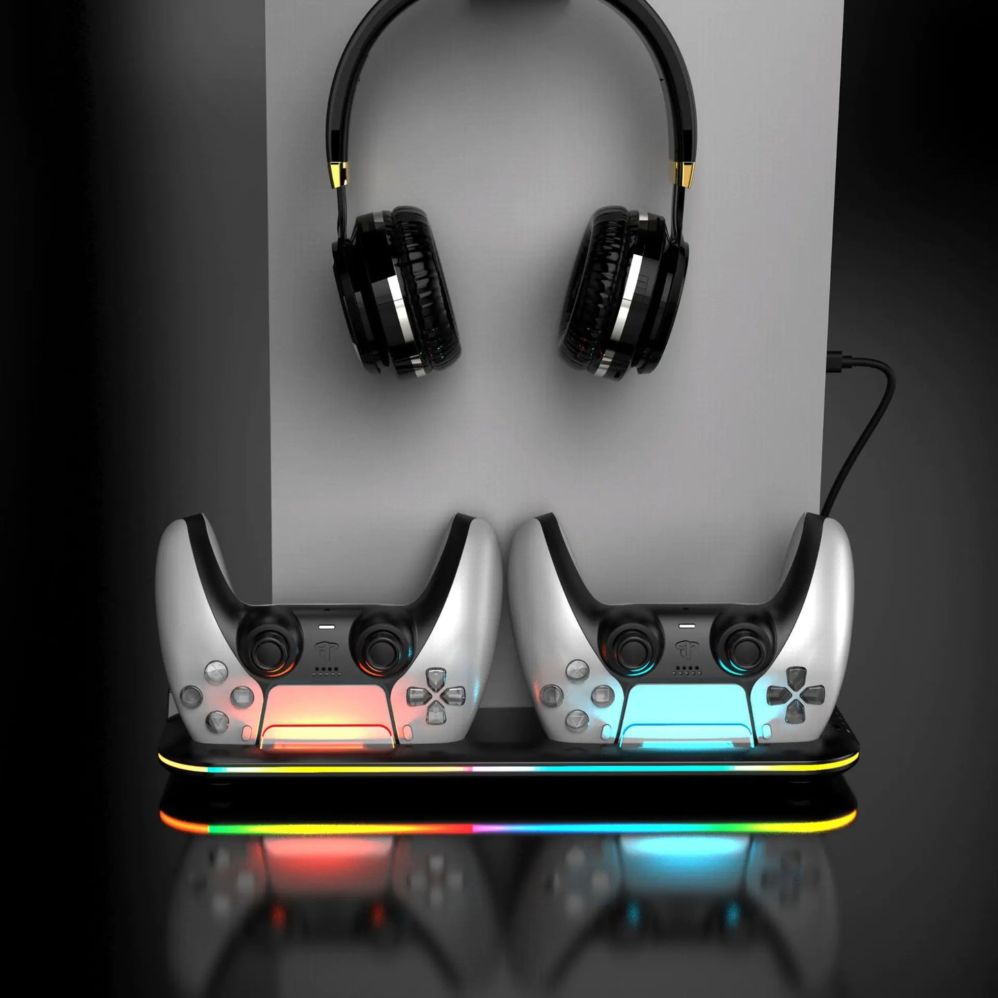 PS5 Dual Controller RGB Charging Station