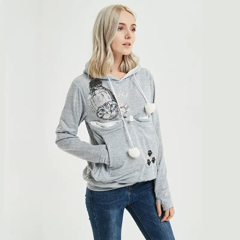 Ladies' Cozy Pocket Hoodie