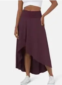 Flowing Asymmetry Skirt