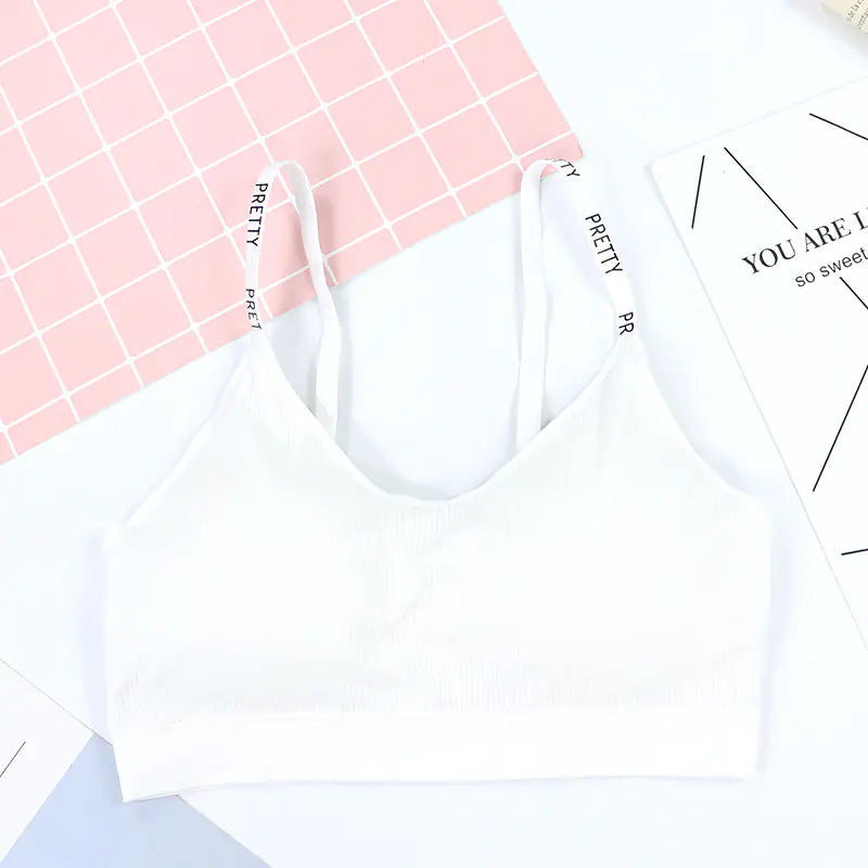 Athletic Alphabet Bandeau Top