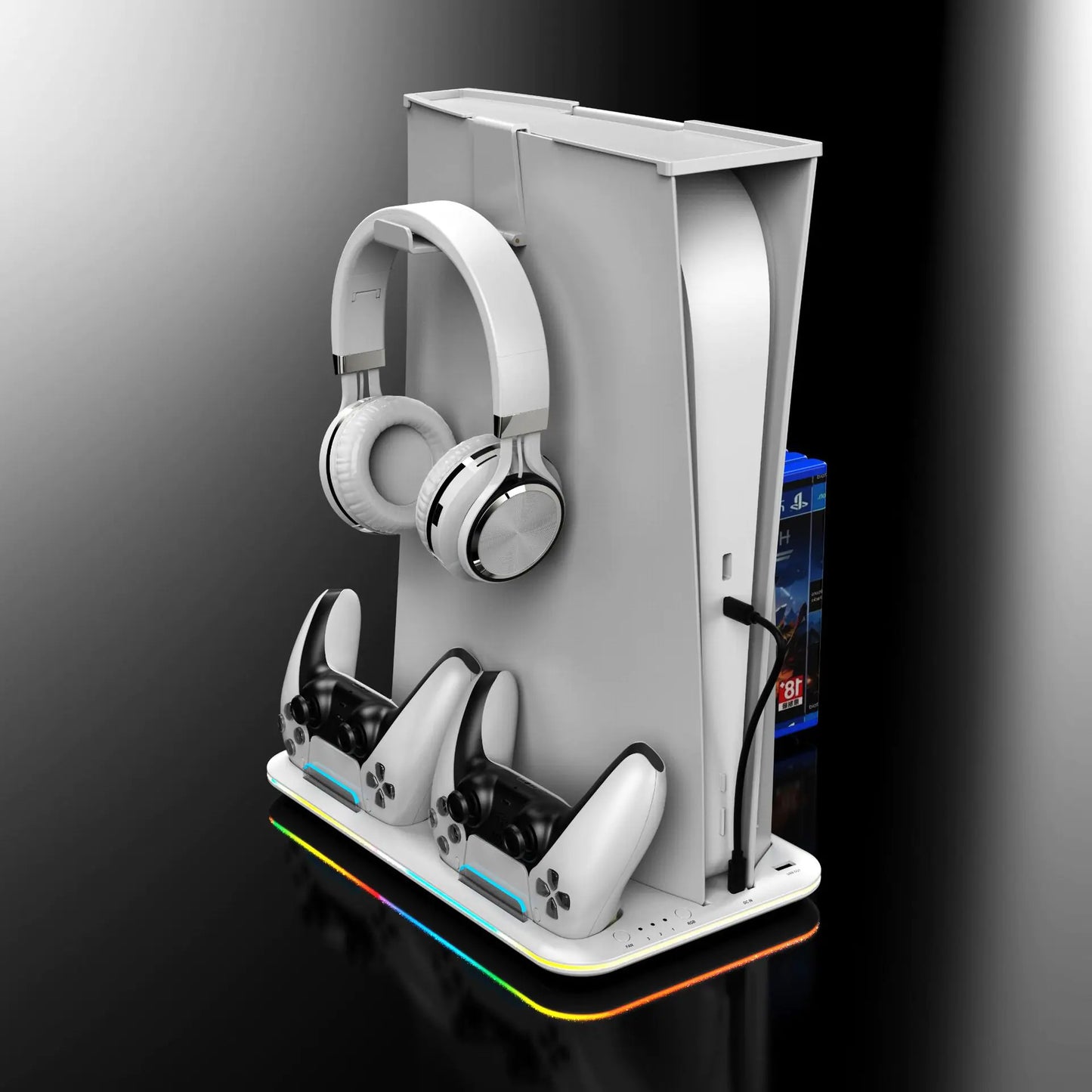 PS5 Dual Controller RGB Charging Station