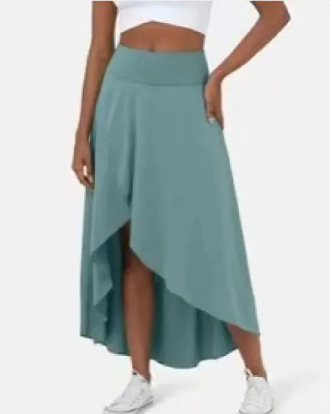 Flowing Asymmetry Skirt