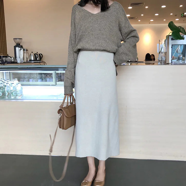 Mid-Calf Curve Enhancer Skirt Series