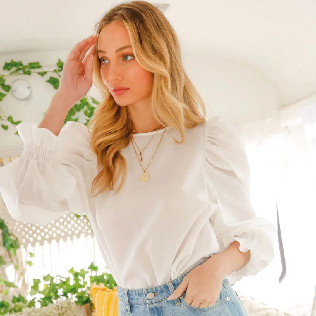 Bloom Puff Blouse
