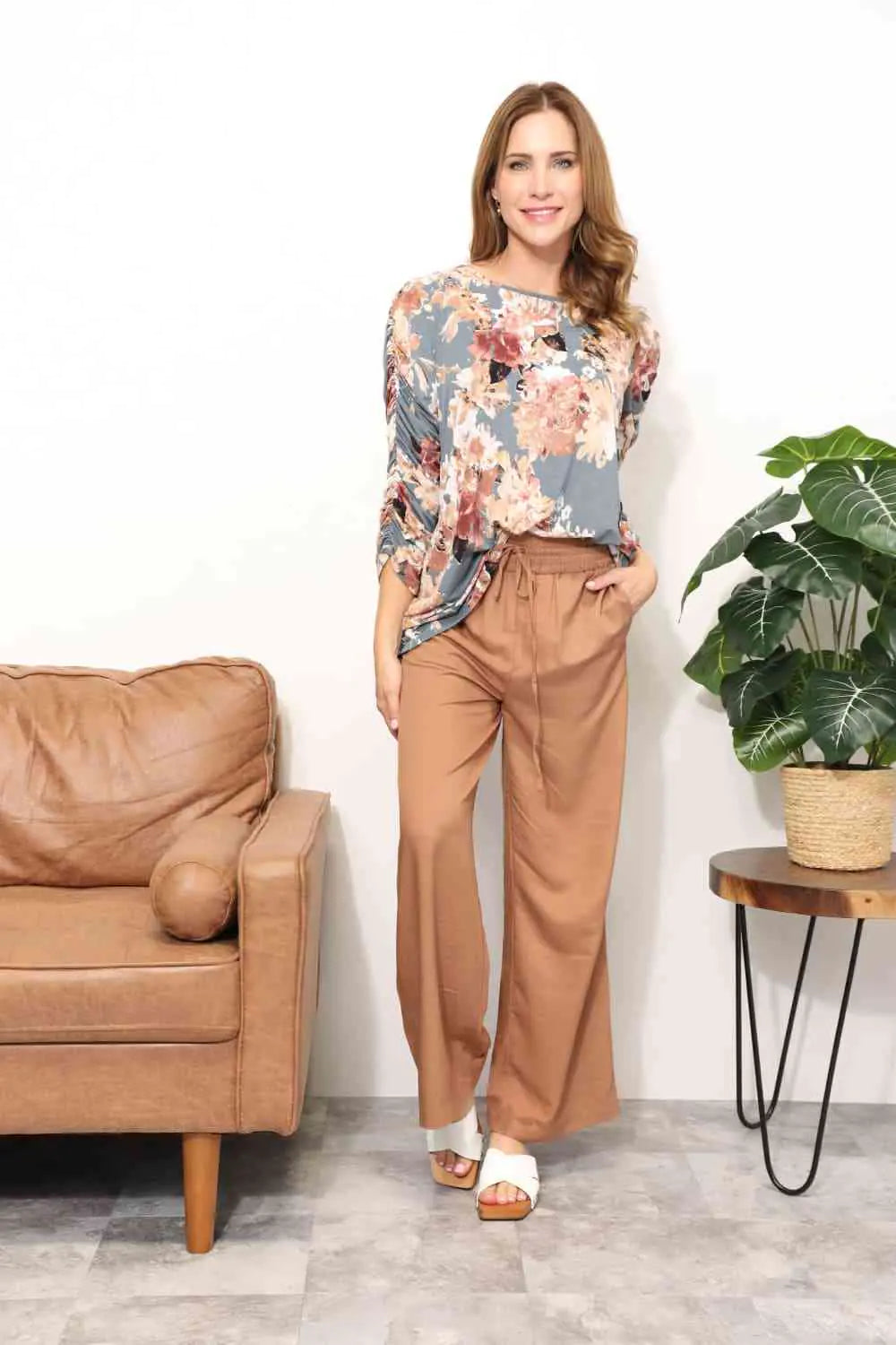 Floral Embrace Long Sleeve Top