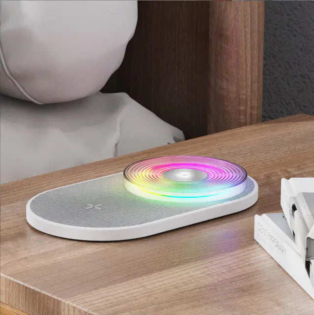 15W Home Wireless Charger with Night Light