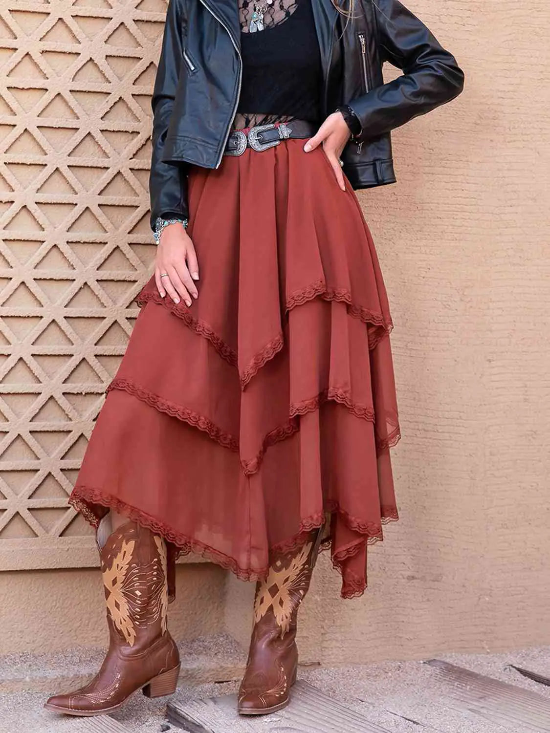 Elegant Dream Midi Skirt