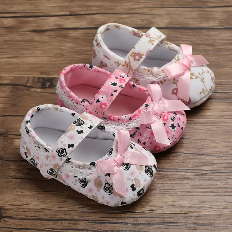 Soft-Step Princess Baby Shoes