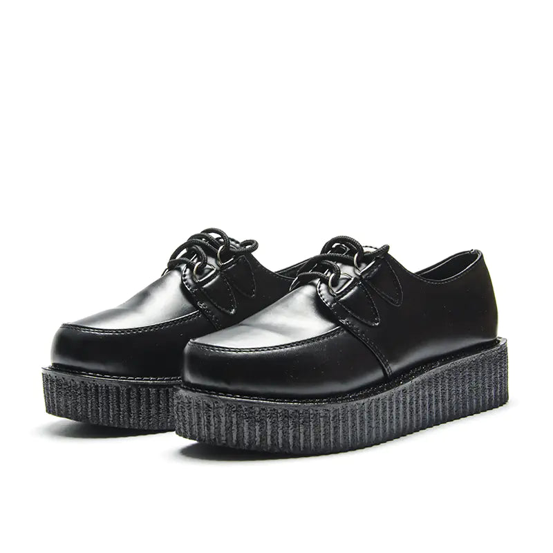Starlit Leather Platforms