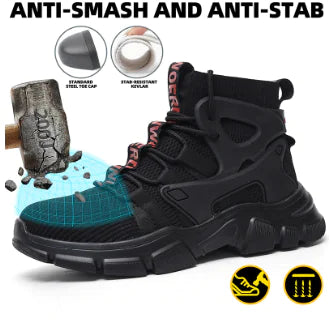 Men's Protective High-Top Work Sneakers