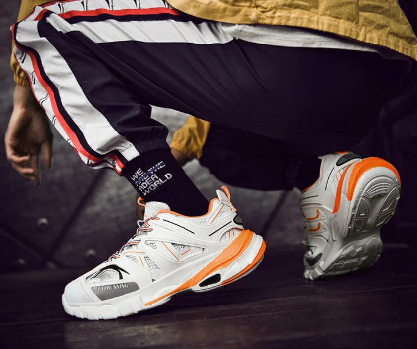 Sporty Lace-Up Comfort Sneakers