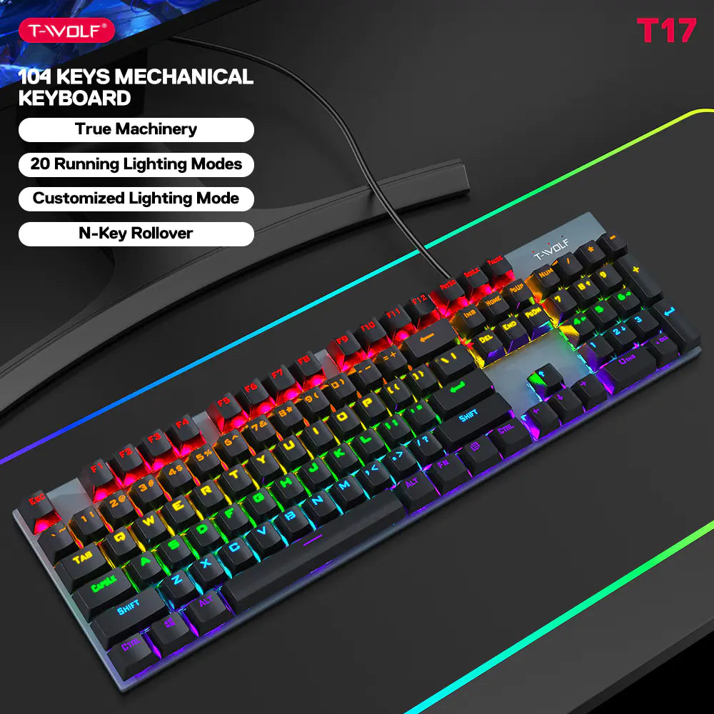 Gamer's Edge Retro Mechanical Keyboard