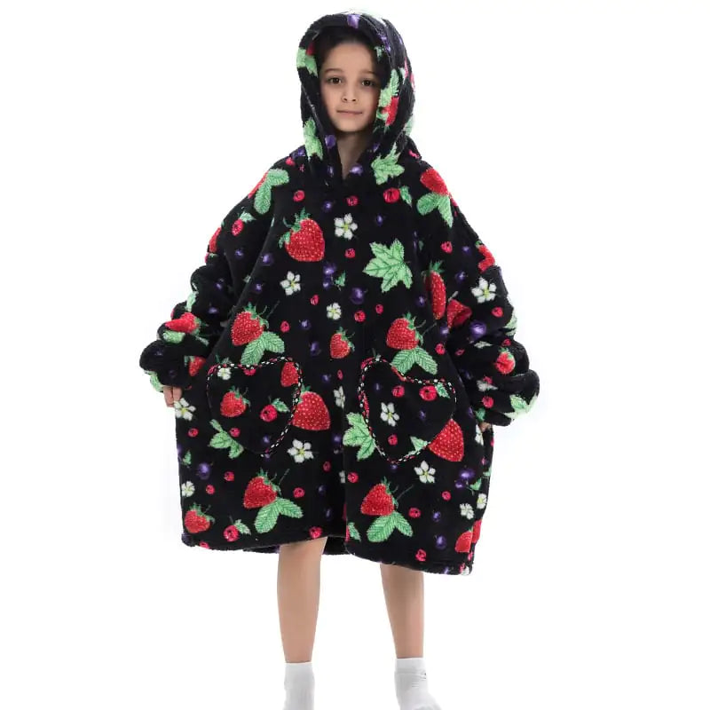 Oversized Thermal Sweatshirt for Kids