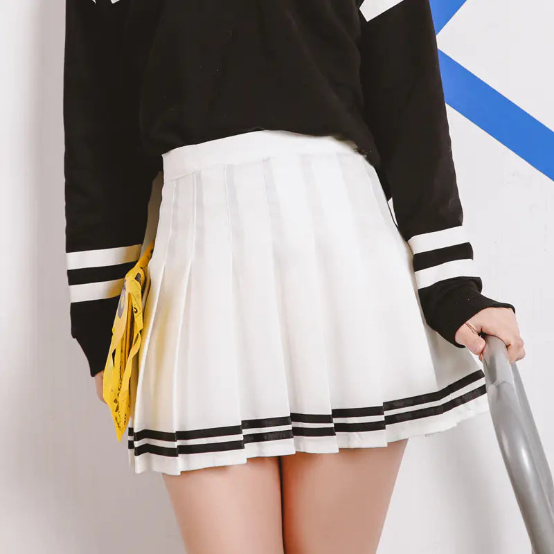 Chic Pleated Midi Skirt
