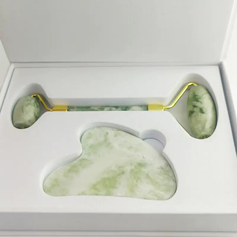 Serene White Jade Facial Therapy Set