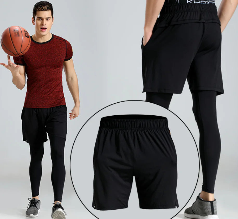 Athletic Pro Running Shorts - Fast Dry Comfort Fit
