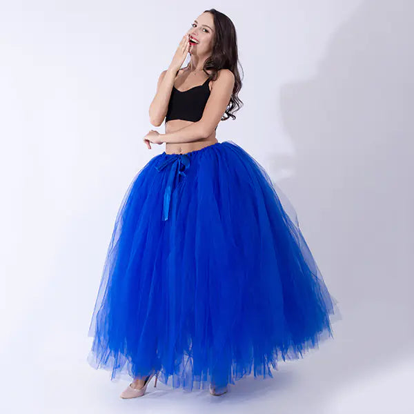 Chic Maternity Tulle Maxi Skirt