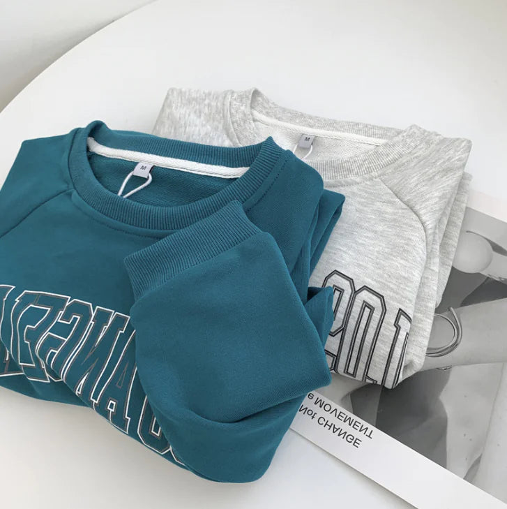 Alphabet Crew Neck Sweatshirt