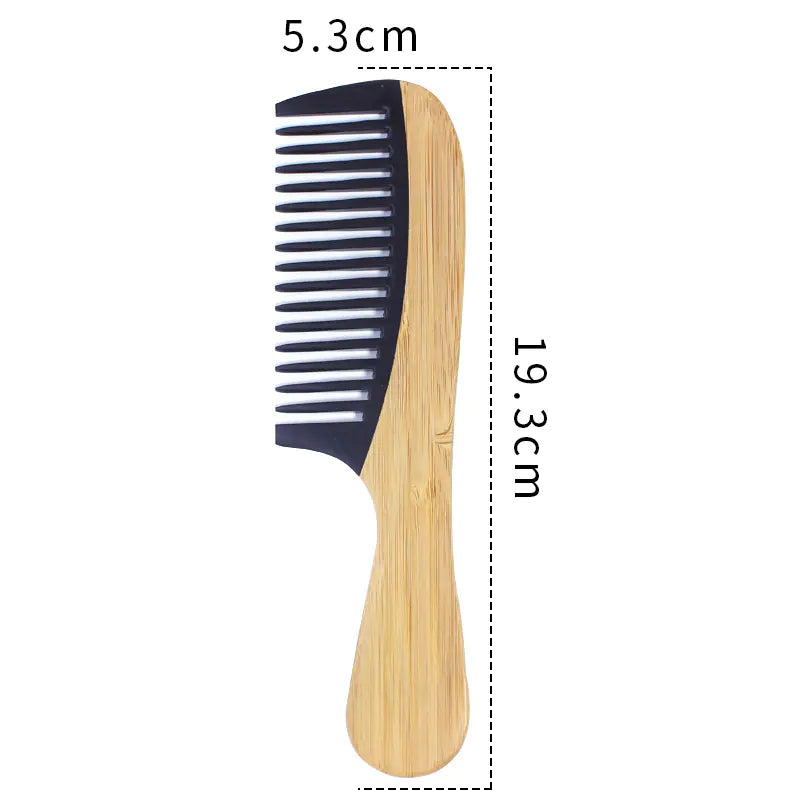 Bamboo Eco Hair Comb - Smooth Anti-Static Design