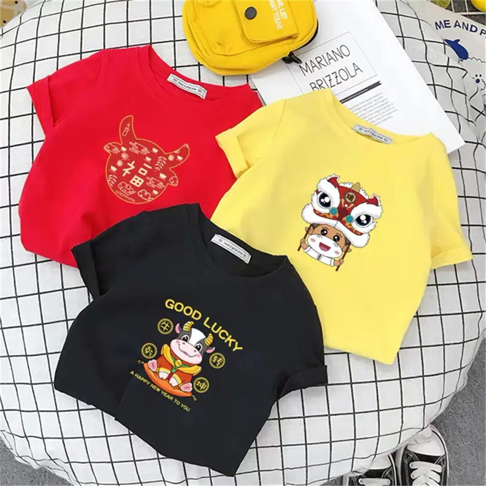 Kids' Playful Half-Sleeve Tee