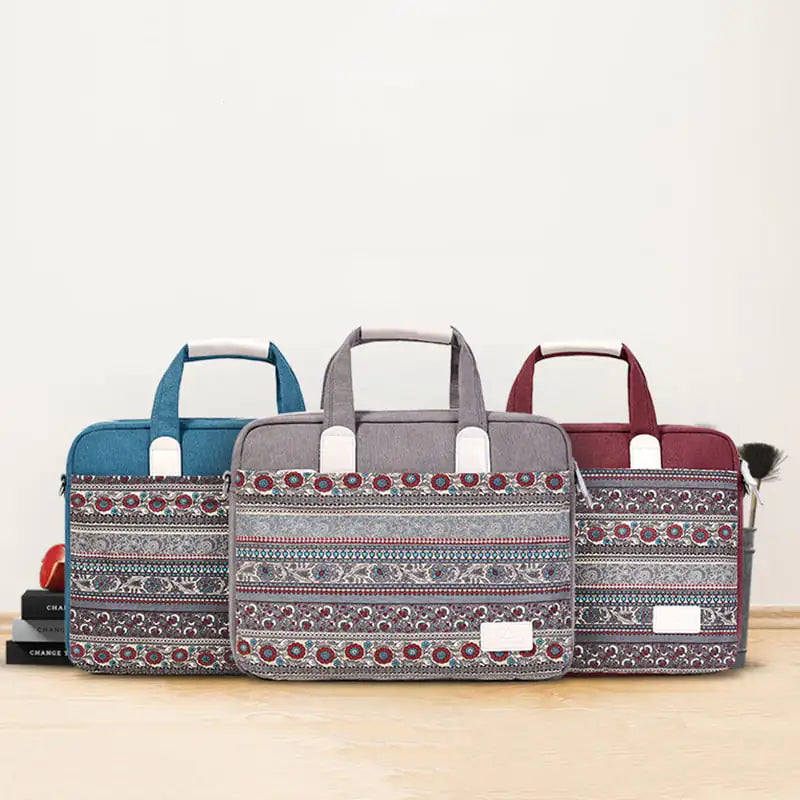 Tribal Chic Protective Canvas Laptop Bag