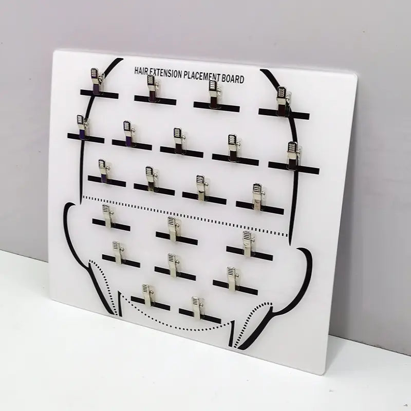 Chic Acrylic Hair Extension Organizer