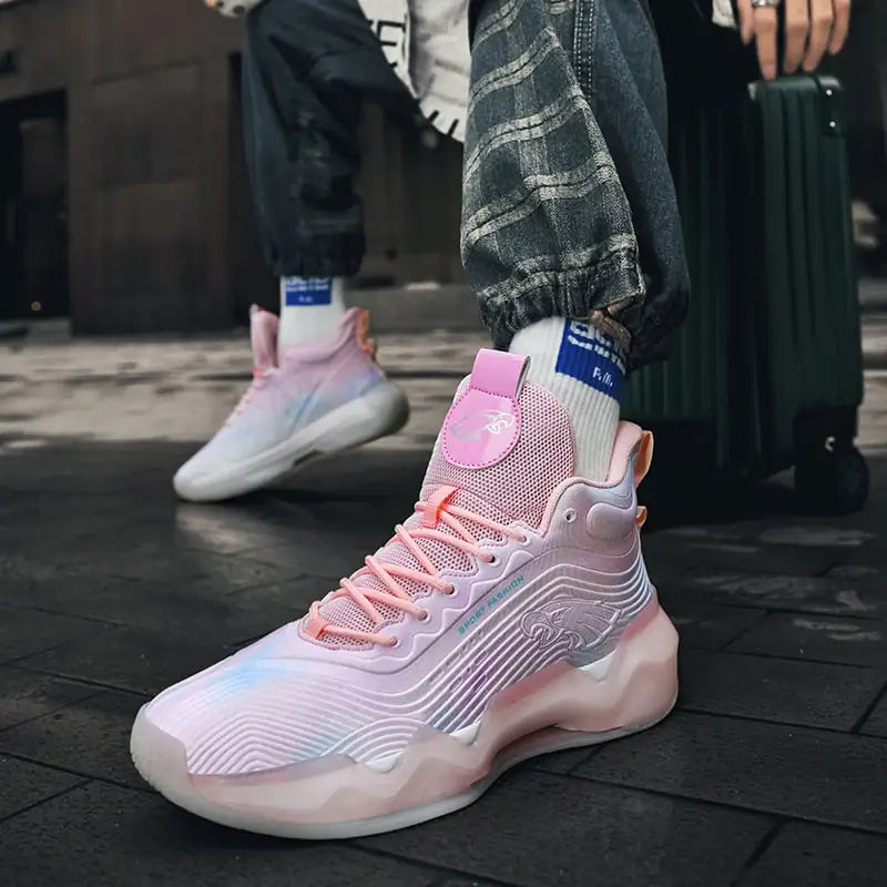 Glow Court High-Top Sneakers