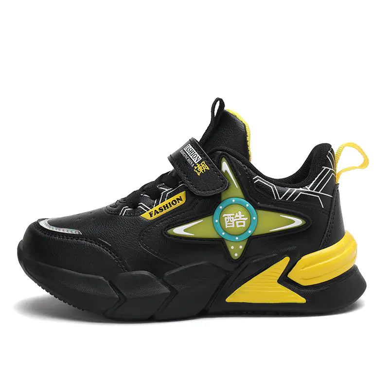 Kids' Court-Ready Leather Sneakers