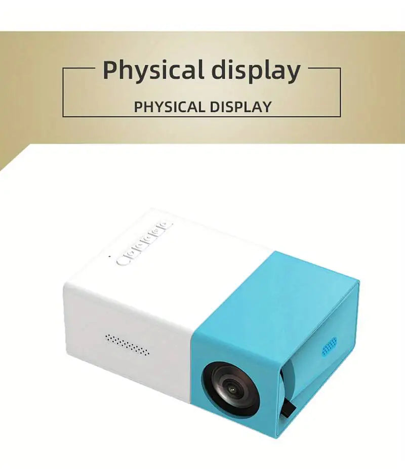Compact Multi-Platform Projector - HDMI/USB/SD