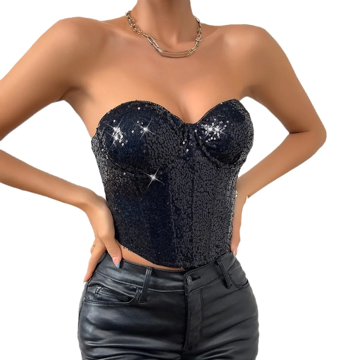 Sparkle Slim Pullover