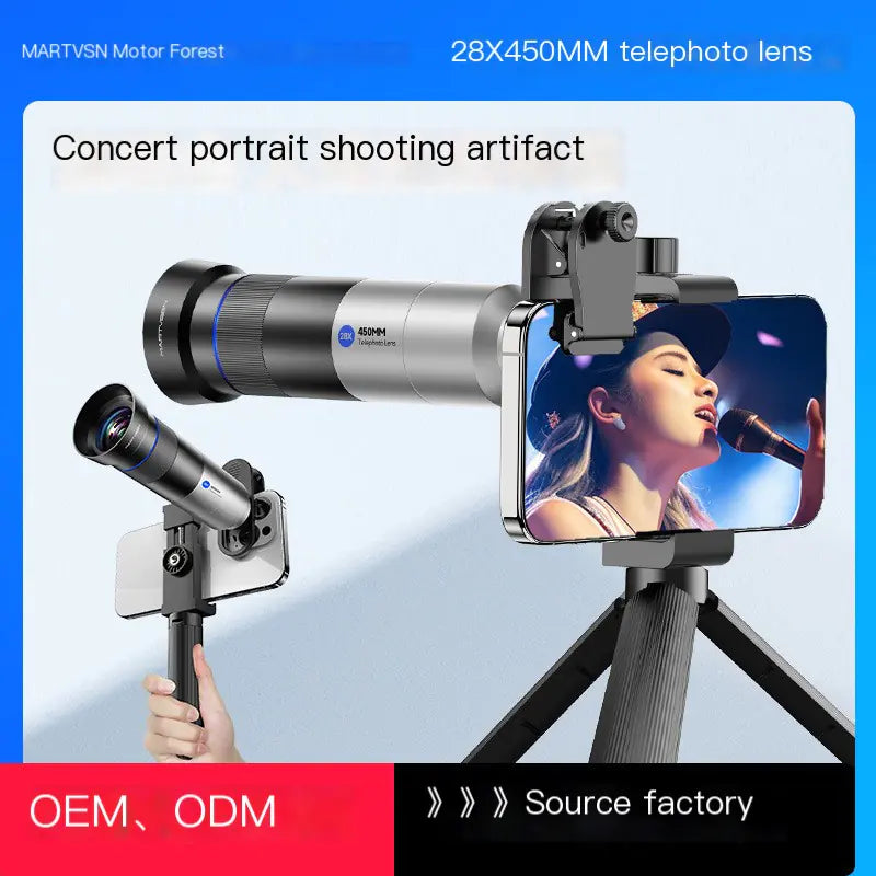 450mm HD Zoom Lens for Smartphones