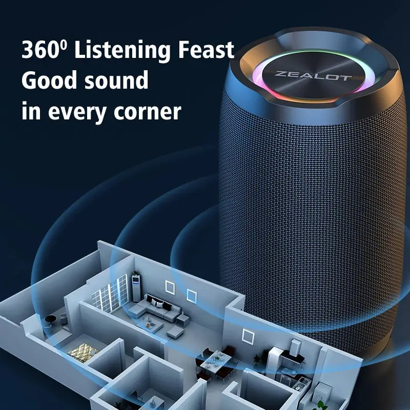 Zealot S49 20W Full-Sound Bluetooth Speaker