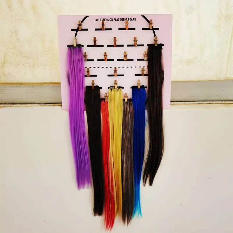 Chic Acrylic Hair Extension Organizer