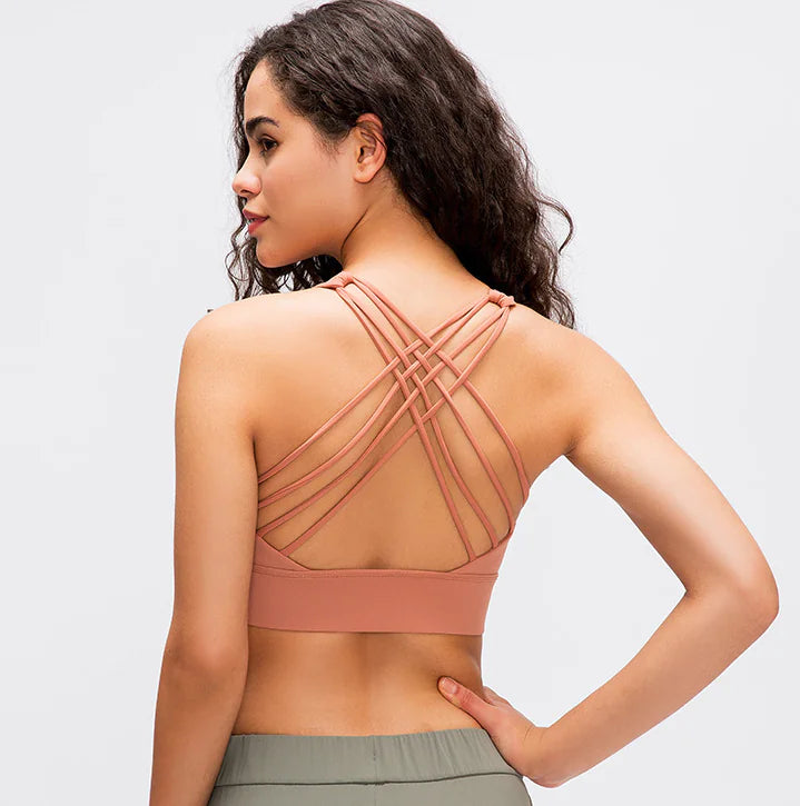 2020 Cross-Back Reversible Sports Bra