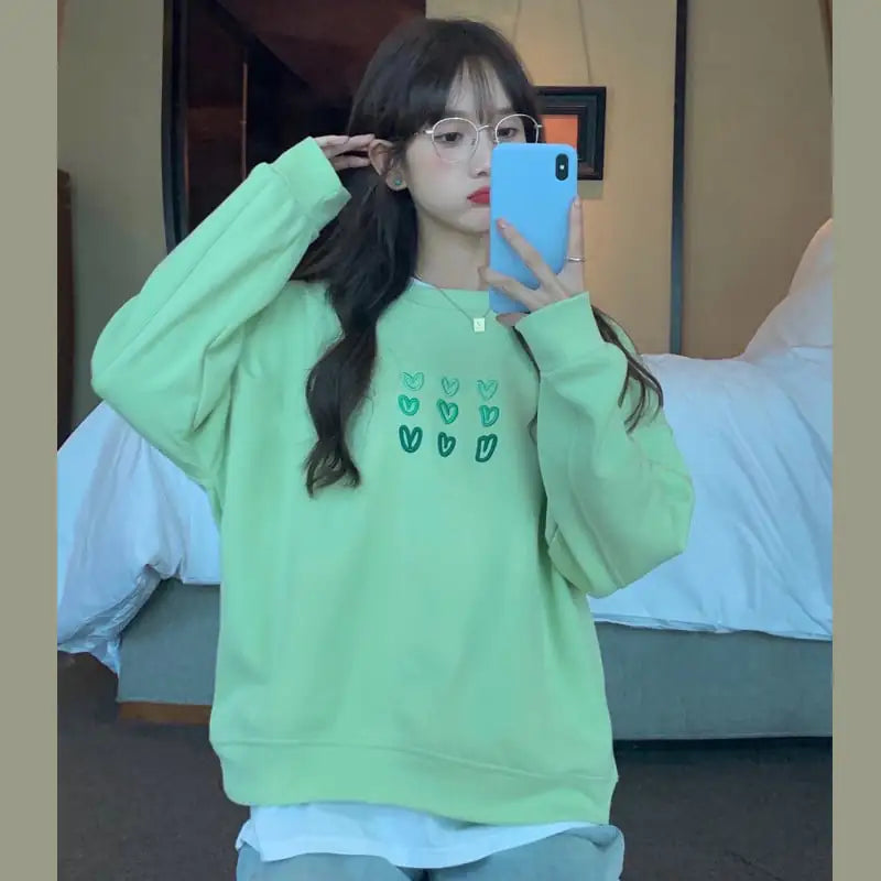 Casual Women's Round Neck Pullover