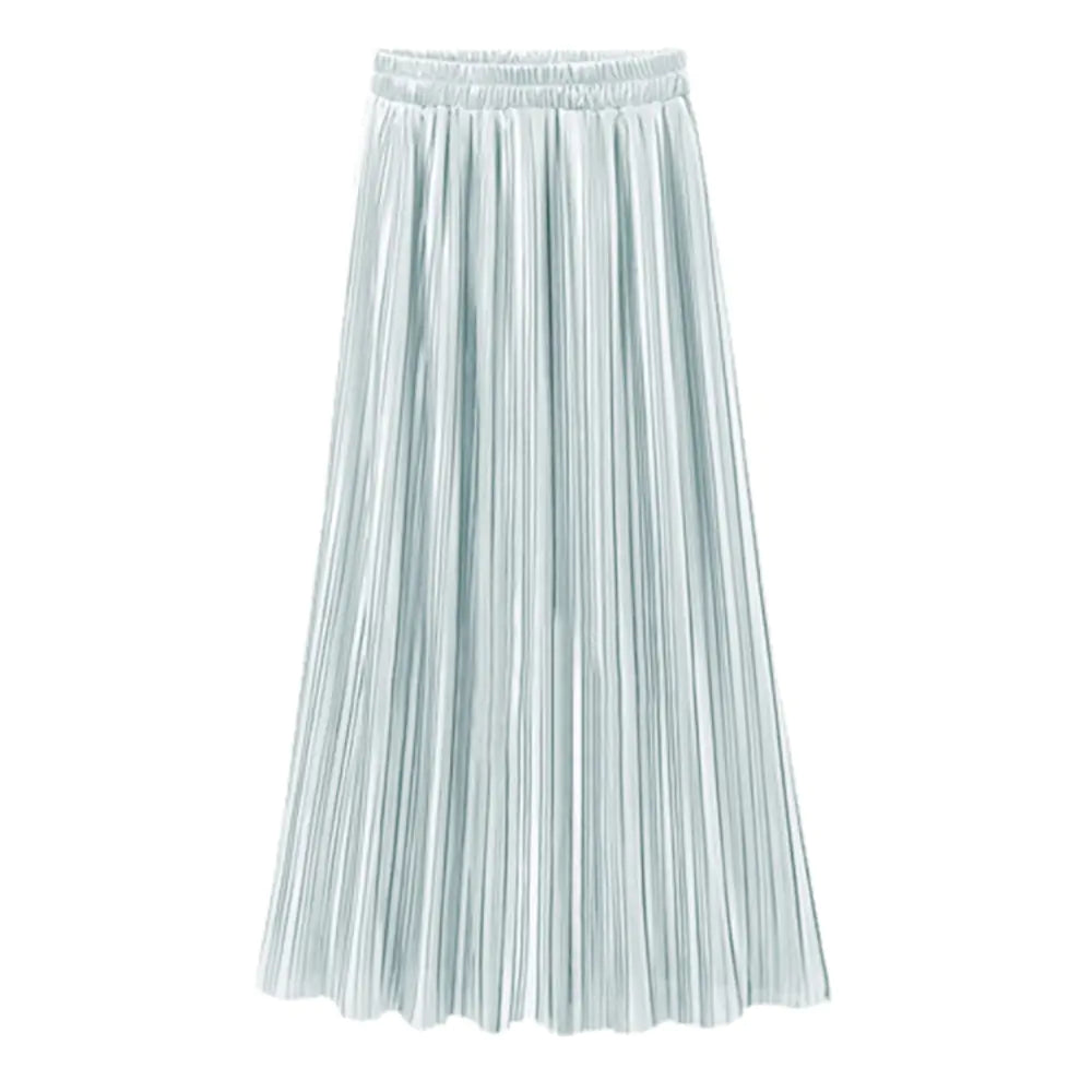 Chic Pleated Midi Skirt