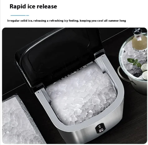Efficient Mini Ice Crusher - 16kg Daily