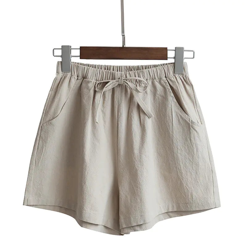 Women's Cotton-Linen Summer Ease Shorts