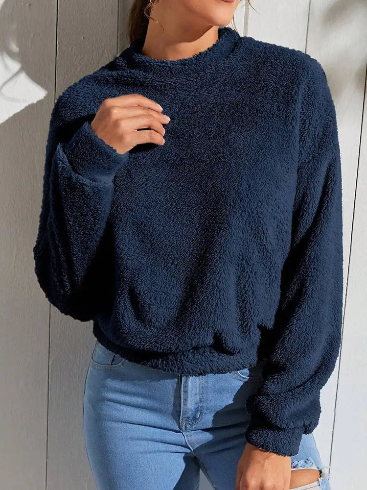 Dual-Side Velvet Comfort Sweatshirt