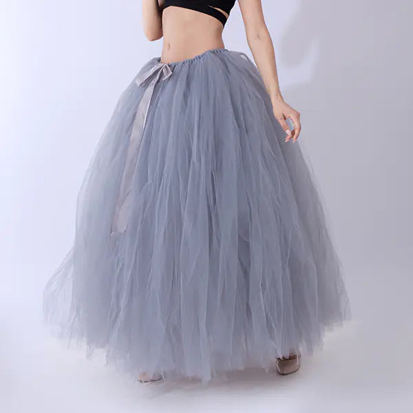 Chic Maternity Tulle Maxi Skirt