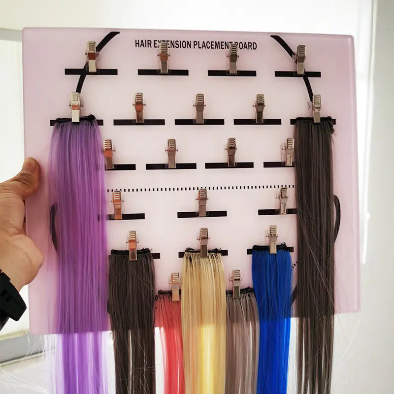 Chic Acrylic Hair Extension Organizer