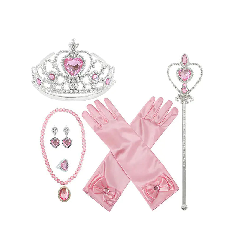 Frozen Princess Accessory Set with Gloves and Wand