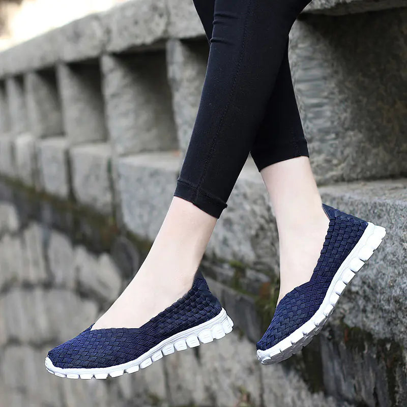 Chic Beijing Flat Slip-Ons