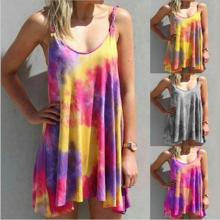 Chic Cotton Swing Camisole Dress