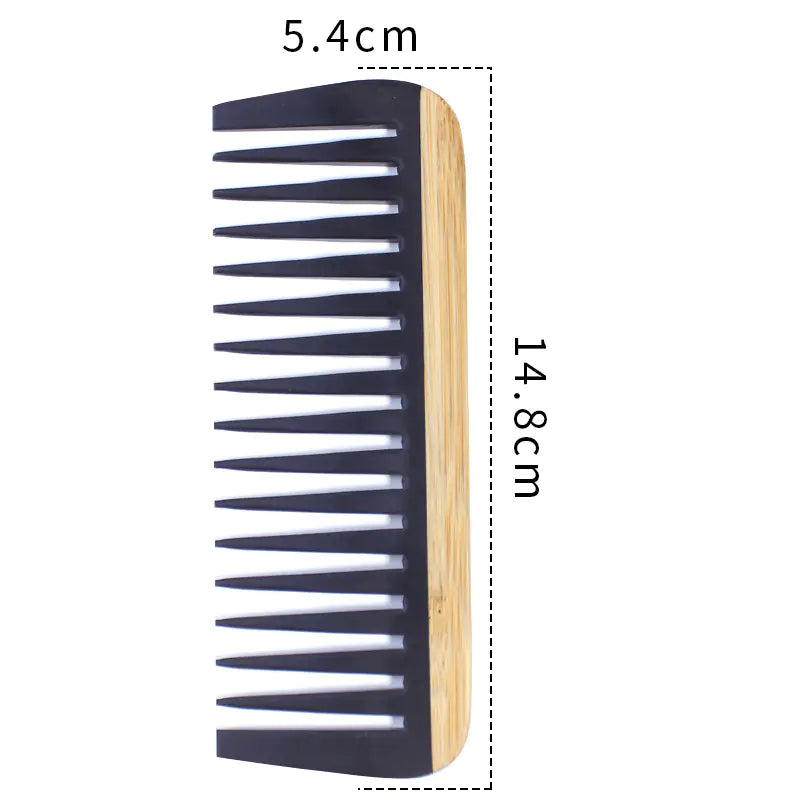 Bamboo Eco Hair Comb - Smooth Anti-Static Design