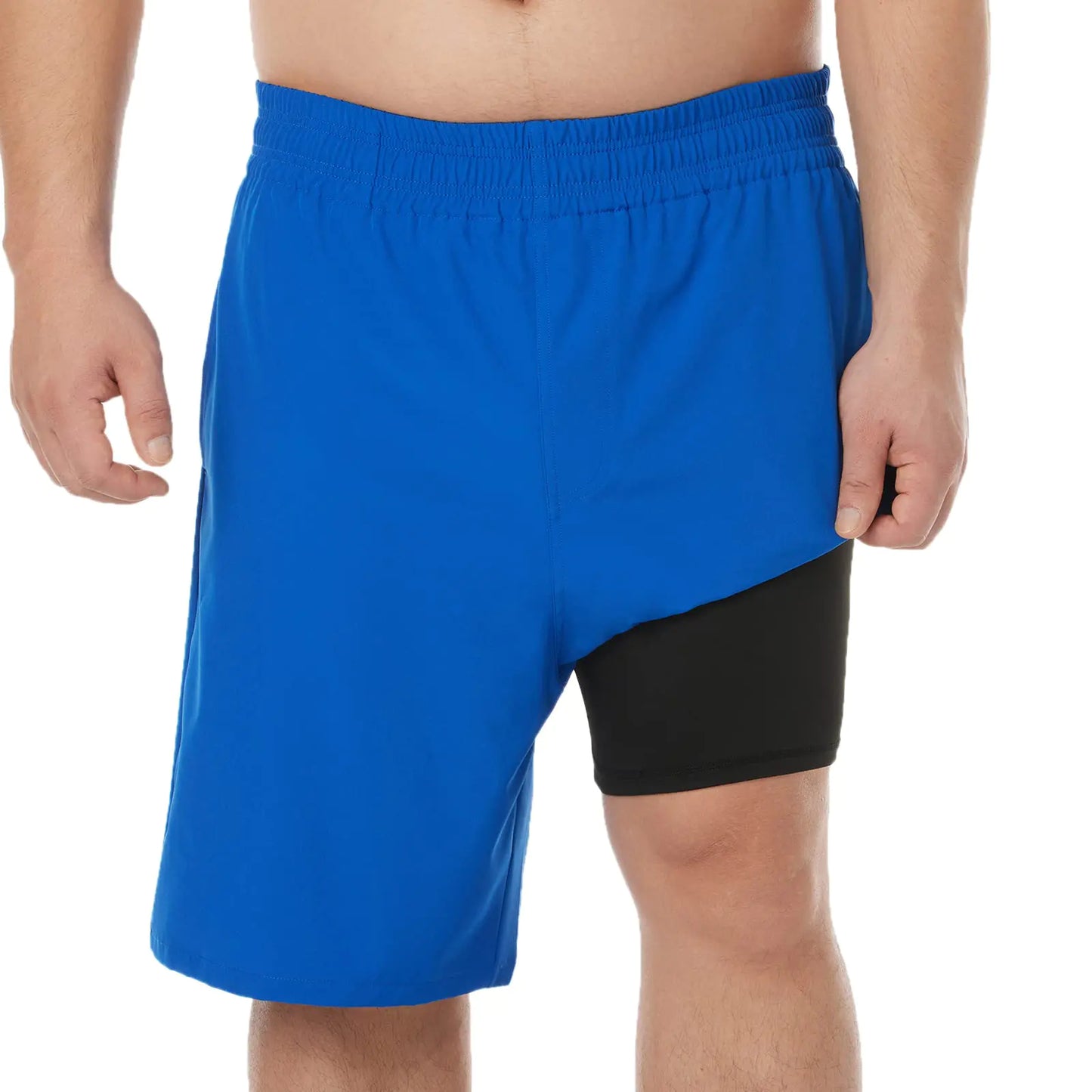 ROYAL Athletic Plus-Size Swim Trunks with Compression Liner